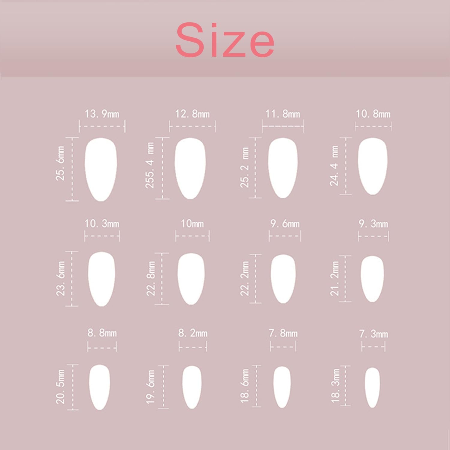 Stunning Blue French Tip Press-On Nails - Medium Almond Shape with Star Designs - 24 Reusable Acrylic Stick-On Nails for Effortless Glam!