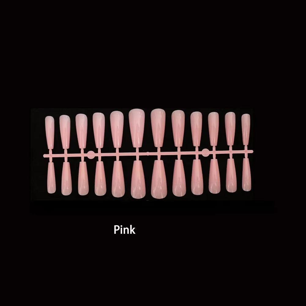 Chic Glitter Cat Eye Short Square Press-On Nails - 24Pc Full Cover Ballet Style