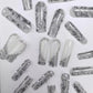 Elegant Silver French Press-On Nails with Rhinestones - 24Pcs Long Square Acrylic Nails for Stunning Manicures