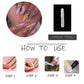 Glamorous Long Stiletto Press-On Nails with Bling Glitter & Rhinestones - 24 Pcs Luxury Acrylic Set