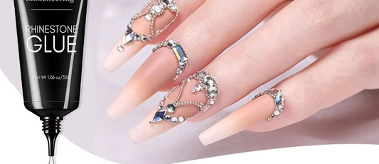 Super Strong 30G Nail Rhinestone Glue - Perfect for 3D Nail Art, Gem Decorations & Bling Designs!