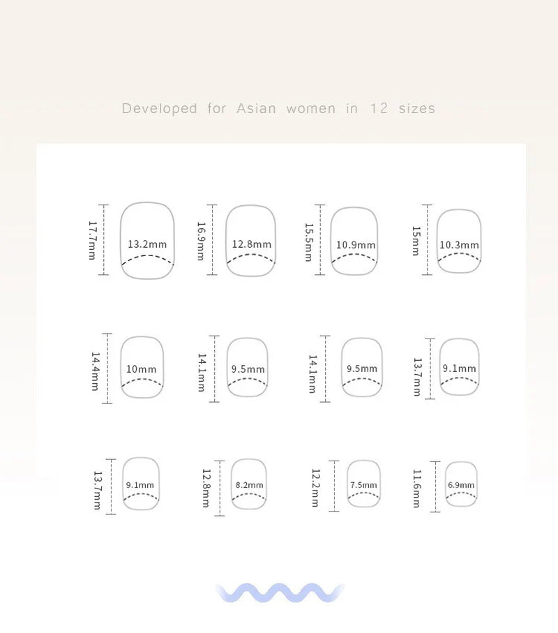 Chic Short Square Fake Nails for Effortless Elegance