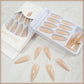 Glamorous 24Pcs Stiletto Press-On Nails - Glossy Solid Color Acrylic Manicure for Chic Coquette Style