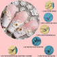 5D Flower Nail Art Sticker Decals Hollow Exquisite Pattern Nail Art Supplies Self-Adhesive Luxurious DIY Nail Art Decoration White Lace Flower Leaf Carving Design