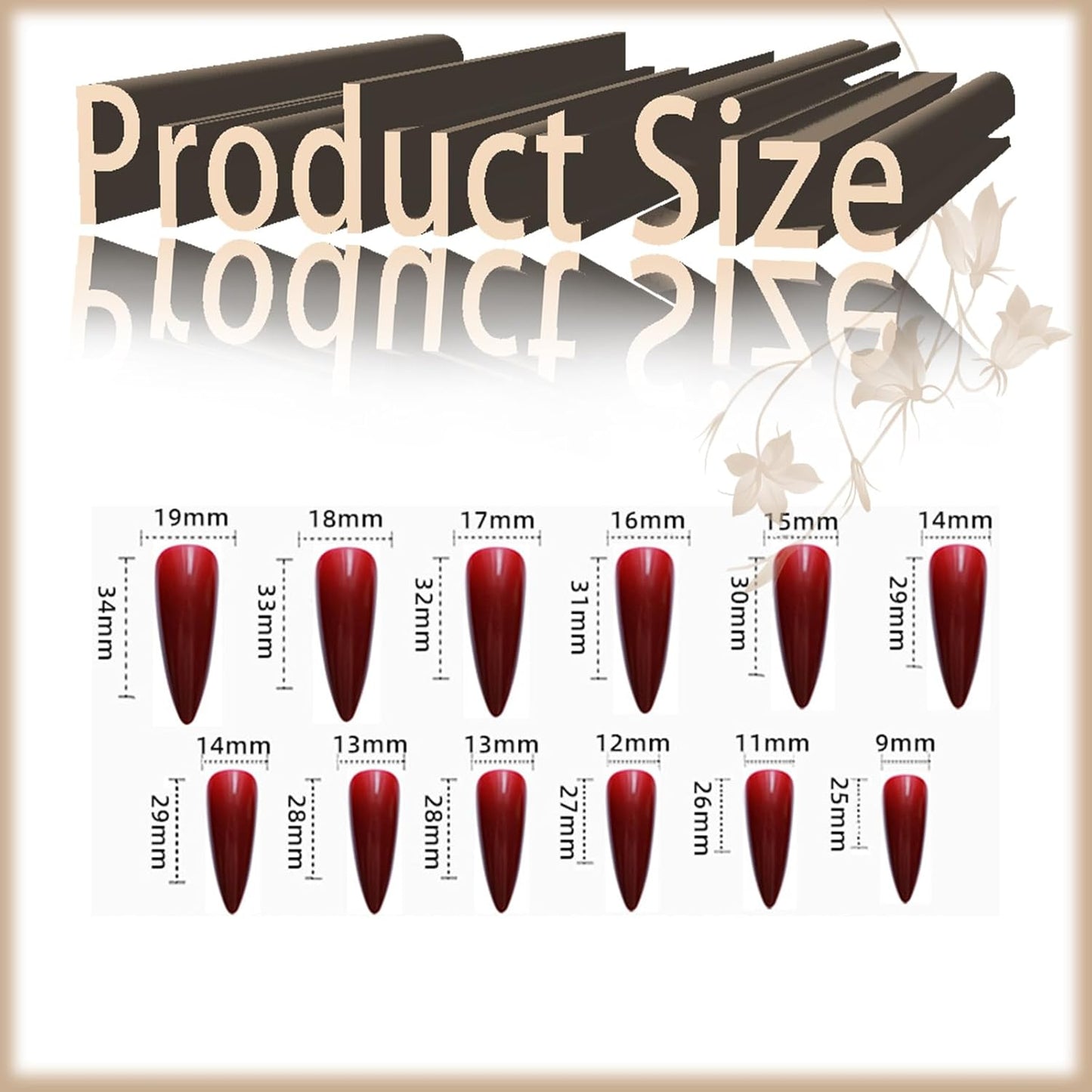Glamorous 24Pcs Stiletto Press-On Nails - Glossy Solid Color Acrylic Manicure for Chic Coquette Style